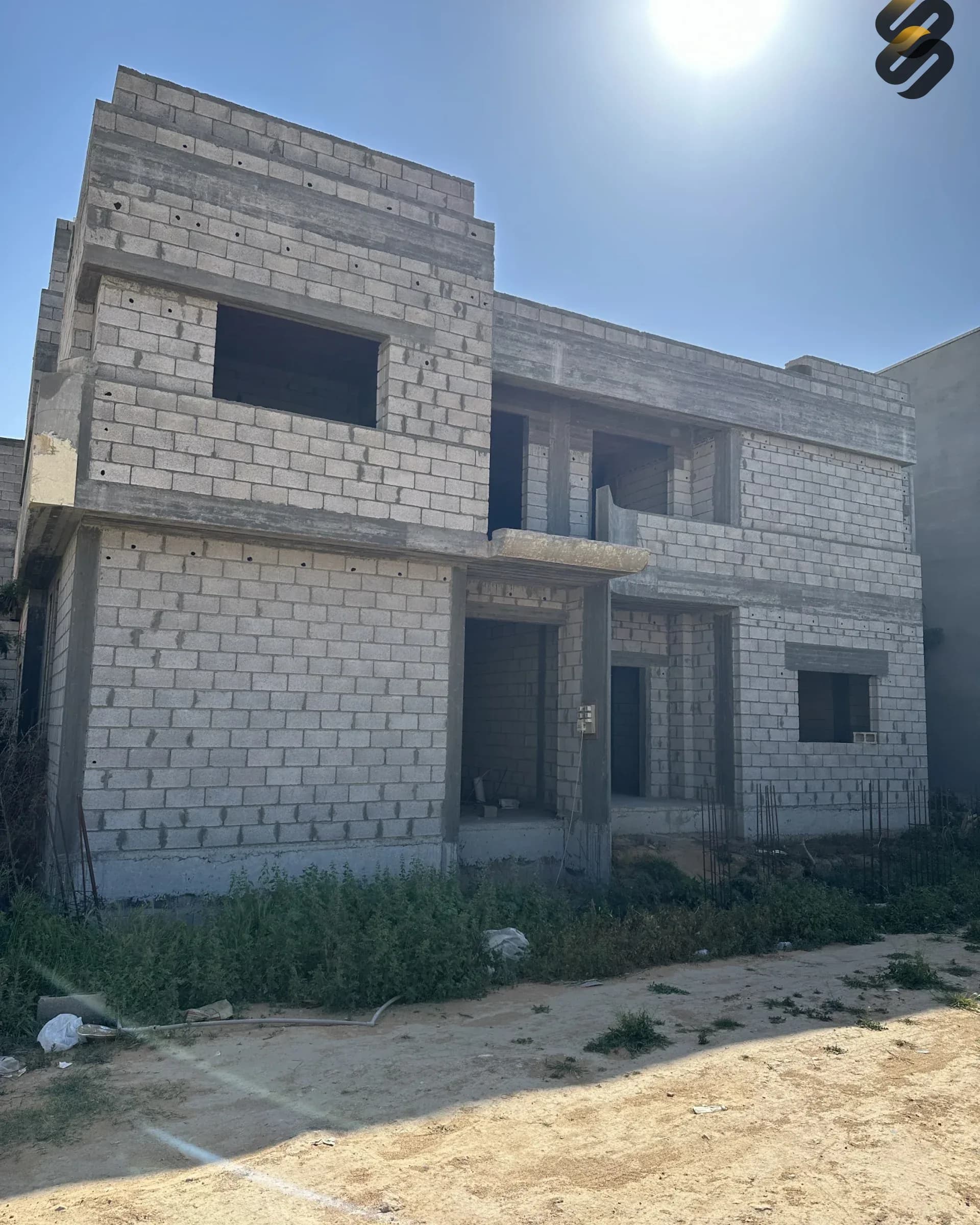 هيكل طابقين تصميم حذيث 3