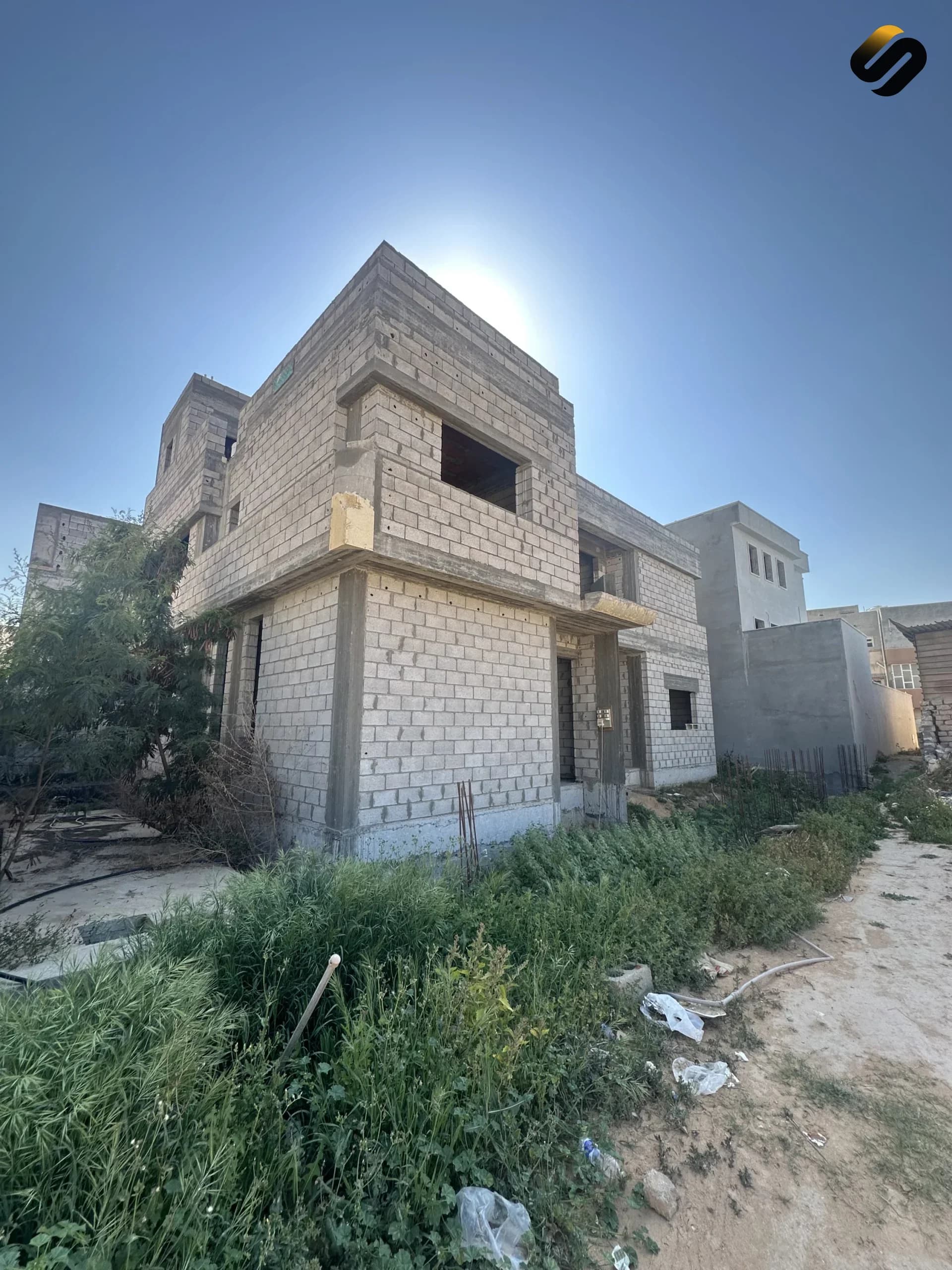 هيكل طابقين تصميم حذيث 1