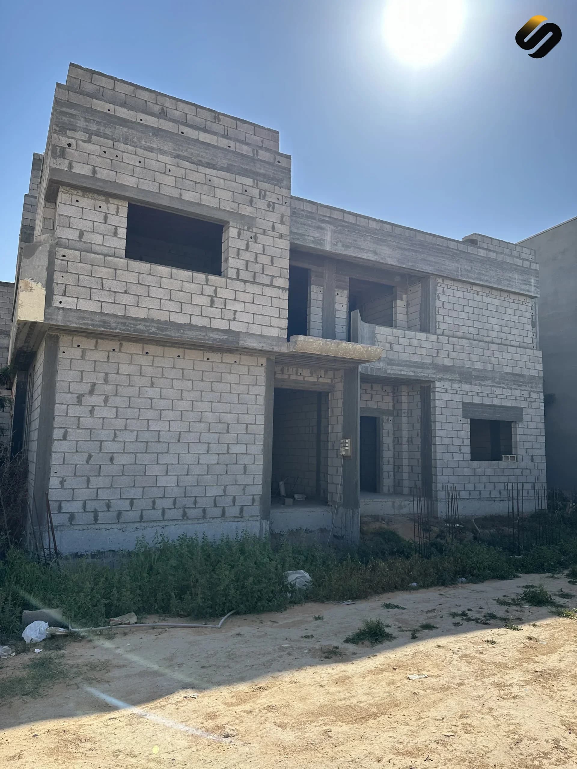 هيكل طابقين تصميم حذيث 3